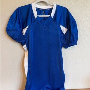 Champion Men's Blue and White Athletic Jersey